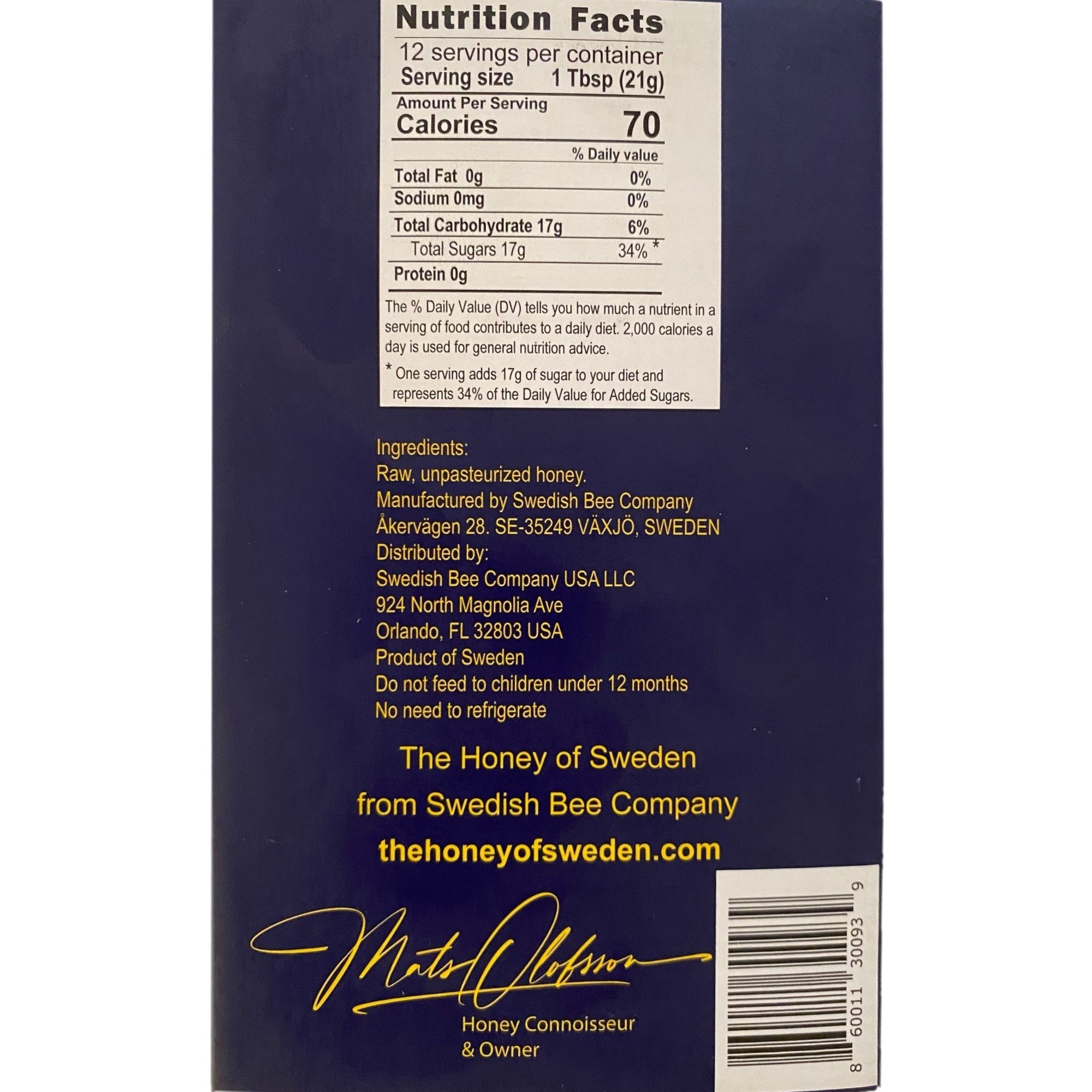 THE HONEY Of Sweden 400g (14.1 oz) - Image 3